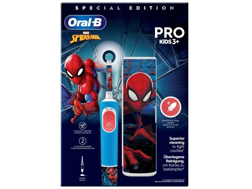 Support à batterie électrique Oral-B Vitality Pro Kids Spider-Man