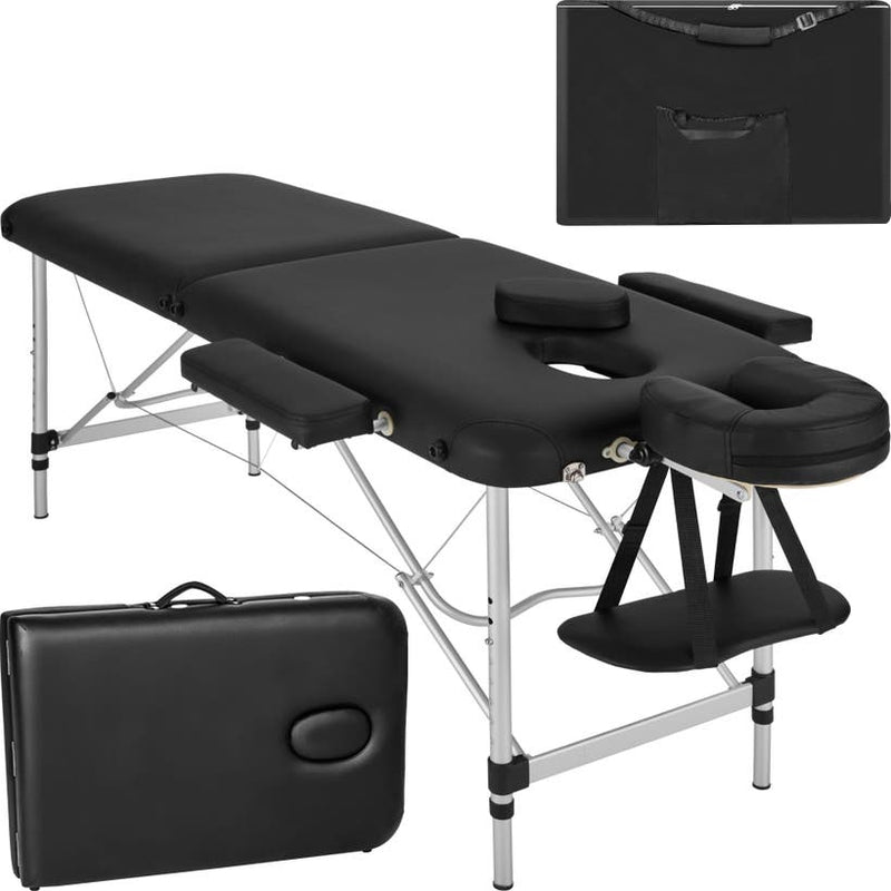 Tectake Massagebænk en aluminium avec 2 zones