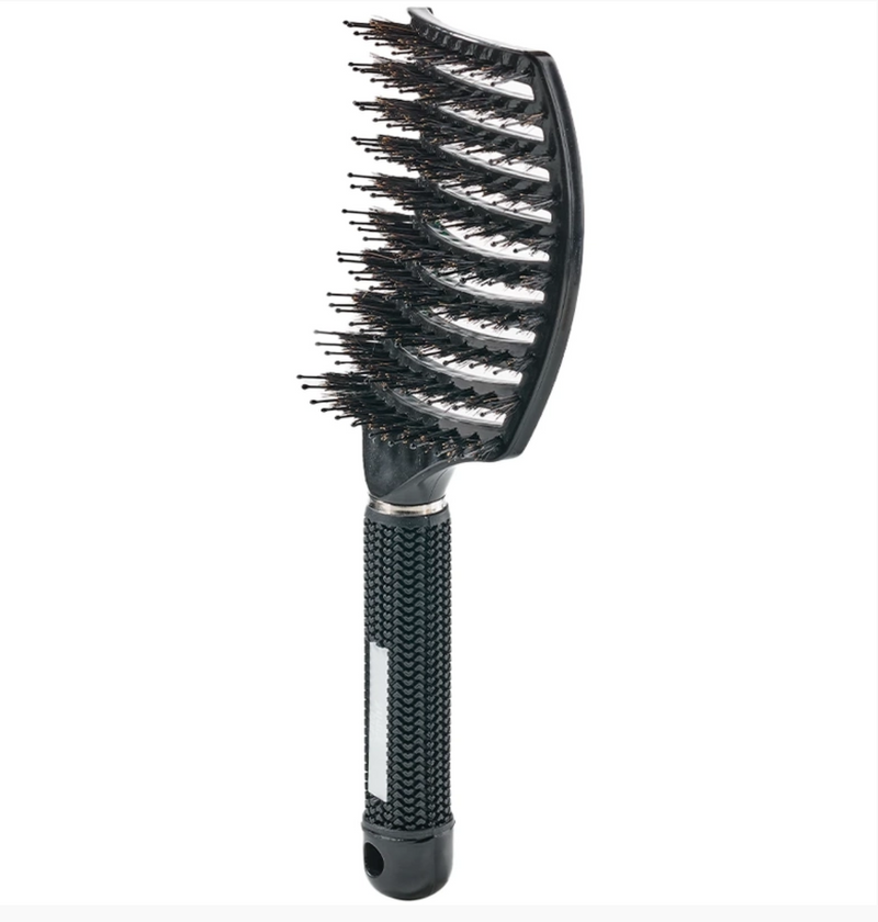 Brosse à palette courbée pour soins capillaires Yuaia