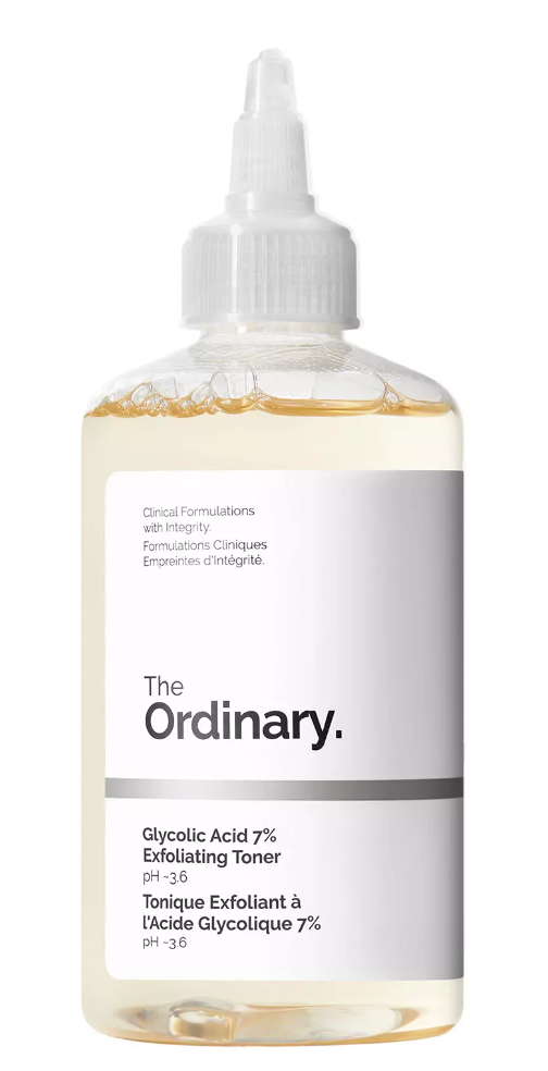 Tonique exfoliant à l'acide glycolique 7 % de The Ordinary (240 ml)