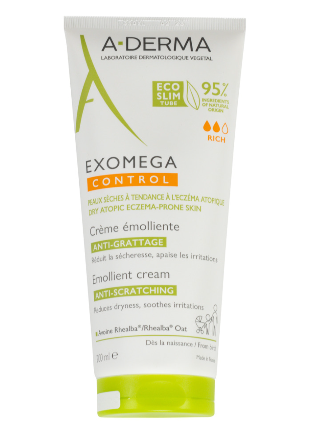 Crème A-DERMA Exomega CONTROL (200 ml)