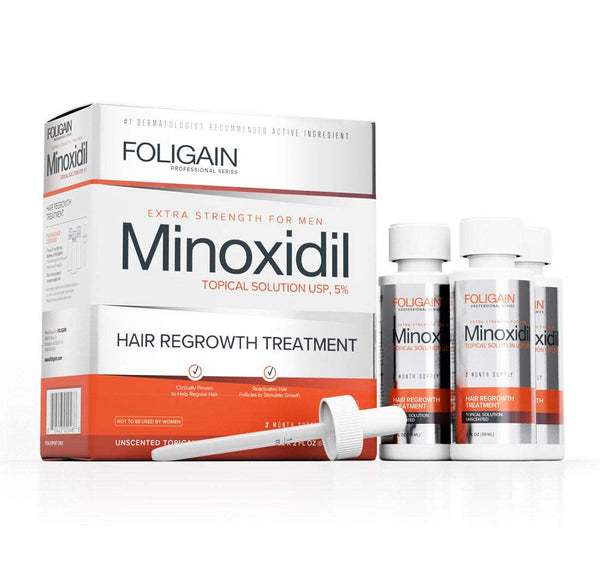 FOLIGAIN Minoxidil 5% à prendre en charge jusqu'à la fin de la journée